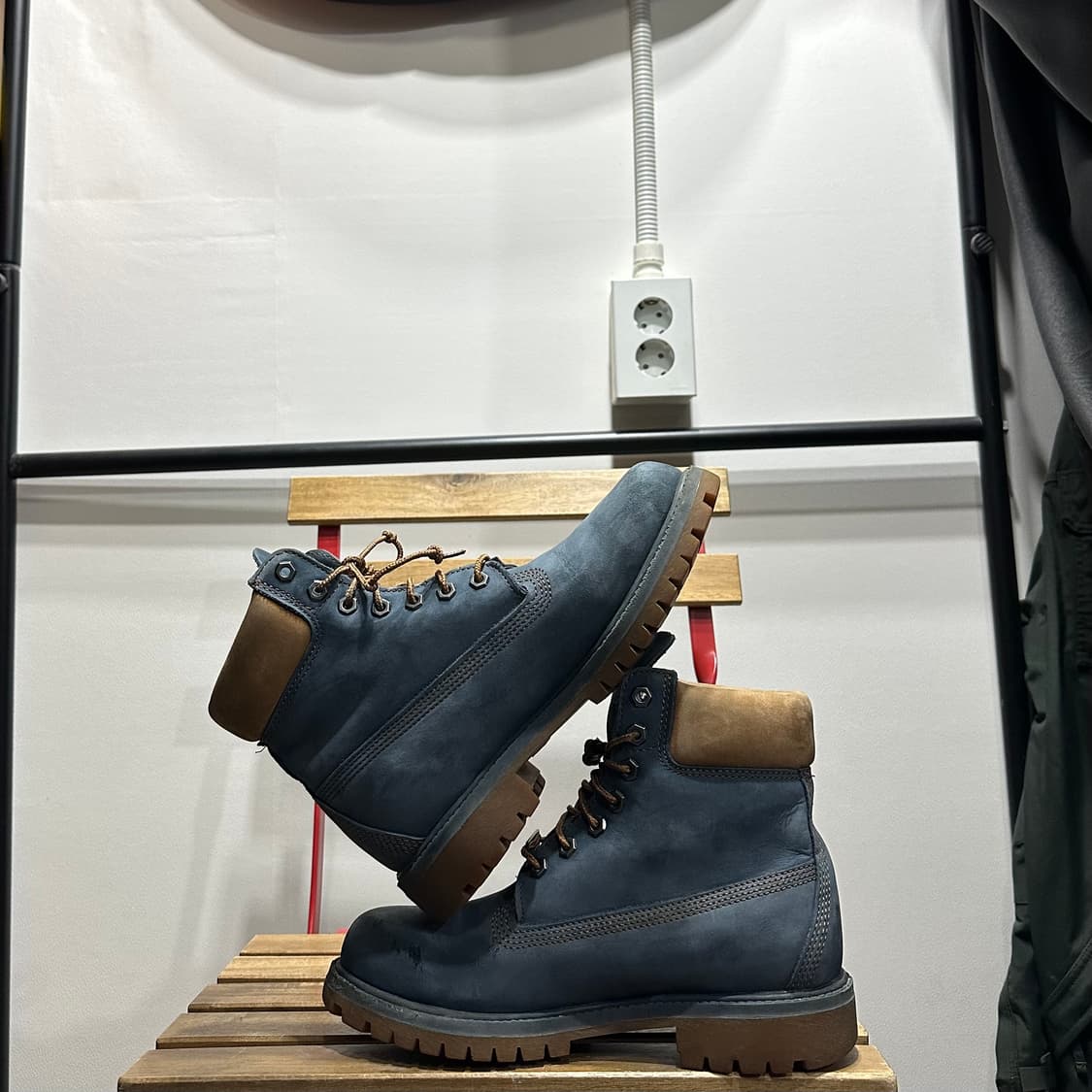 7W 250) 팀버랜드 워커 남성 남자 6인치 프리미엄 부츠 네이비 상품이미지7