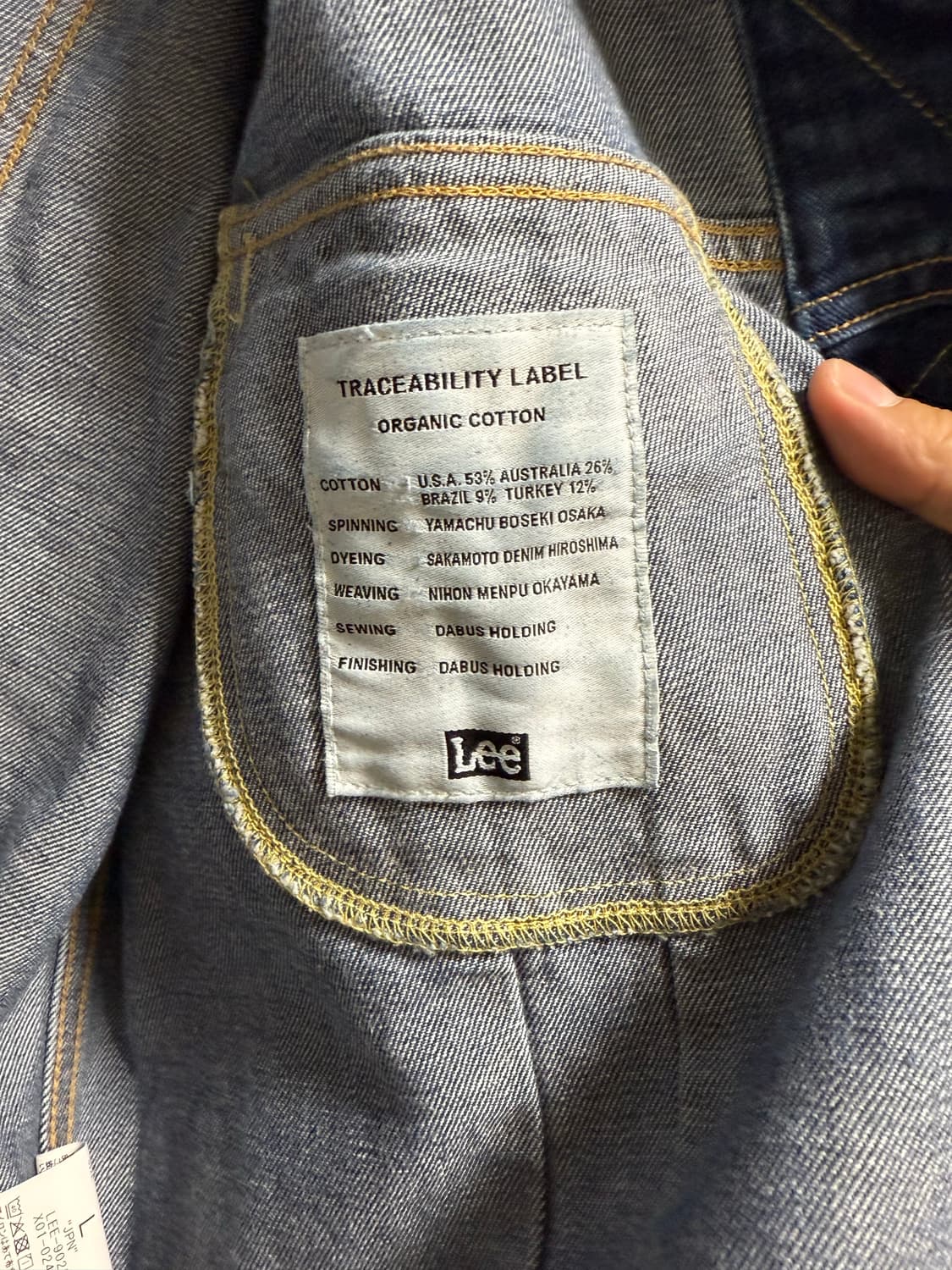 [L] Lee 리 라이더스 101J 데님 자켓 (LM8100-546) 상품이미지7