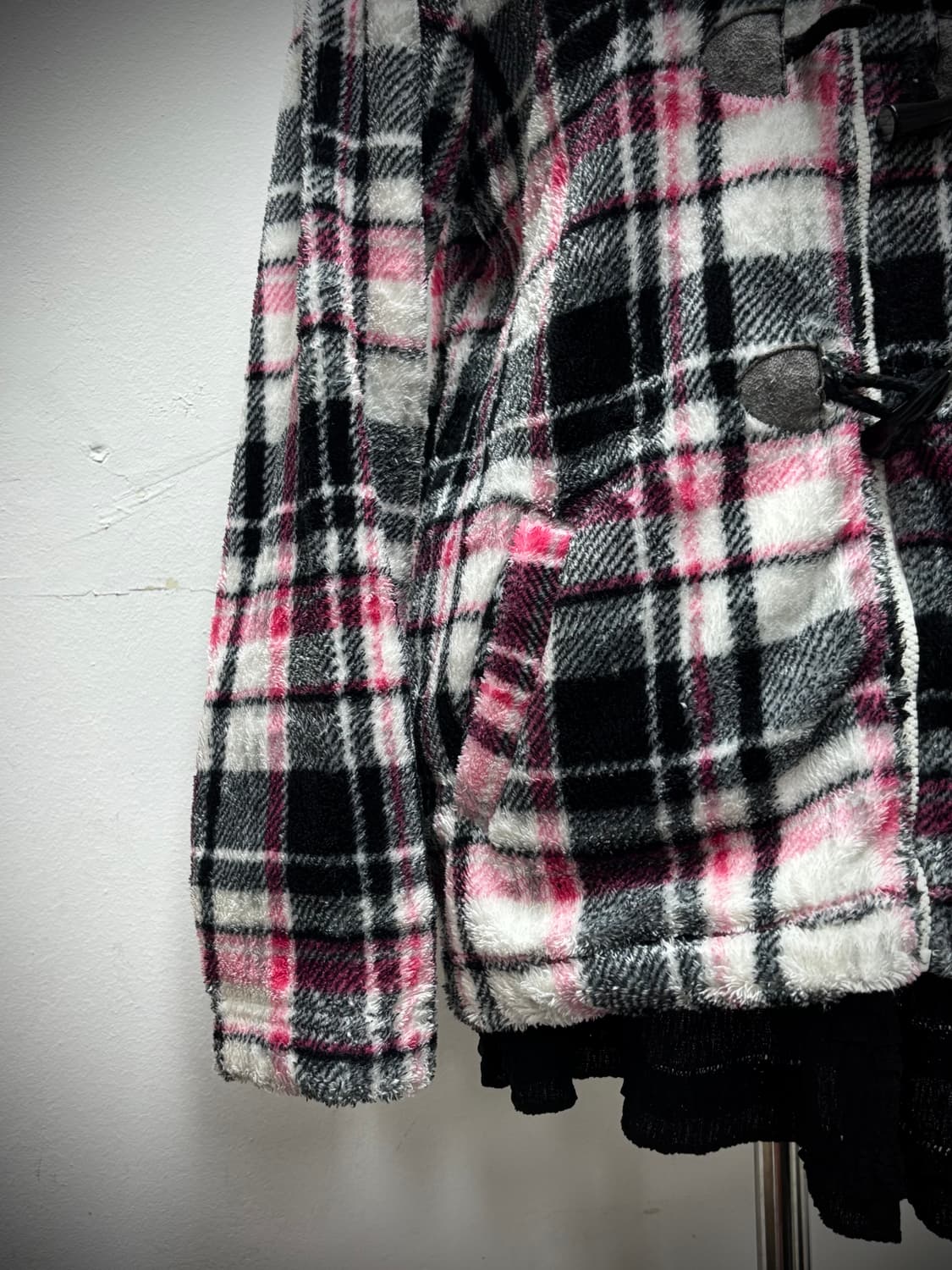 [GAL&Kitsch] Pink&Black Check Patch Deta 상품이미지5