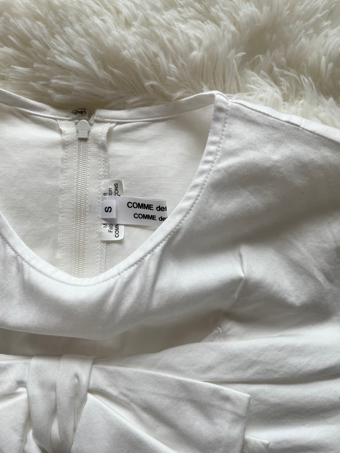 2016 꼼데가르송 리본 블라우스 셔츠 상품이미지5