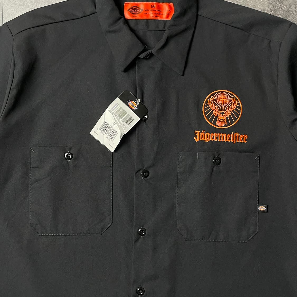 DICKIES 디키즈 데드스탁 블랙 자수 반팔 워크 셔츠 A00991 상품이미지3