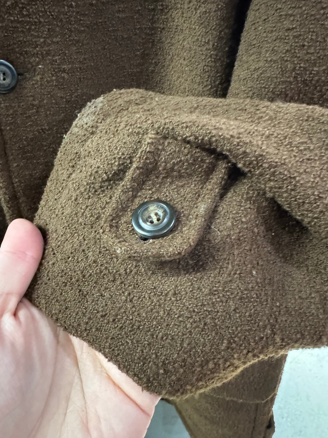 빈티지 코듀로이카라 모직 워크 자켓  상품이미지5