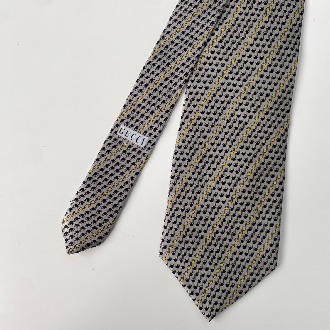 택부착 미사용품 구찌(GUCCI) 명품 정품 넥타이 상품이미지3