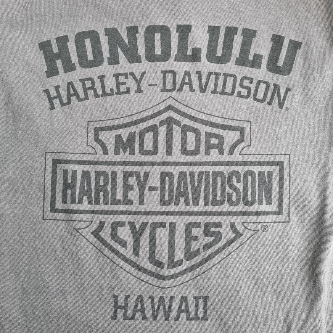 할리 데이비슨 스컬 프린트 워싱 빈티지 티셔츠 1939 상품이미지6