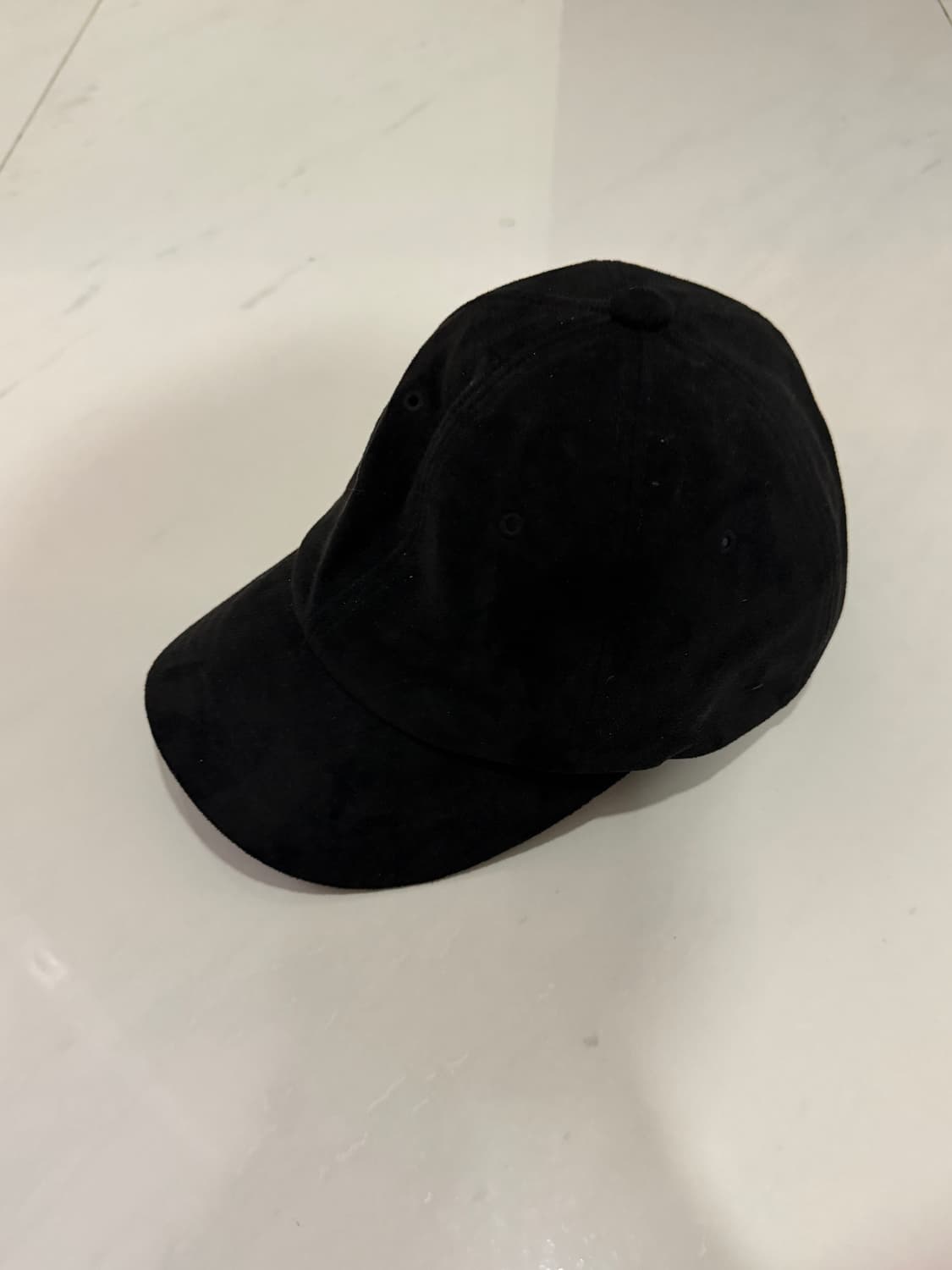 블랙 벨벳 볼캡 상품이미지1