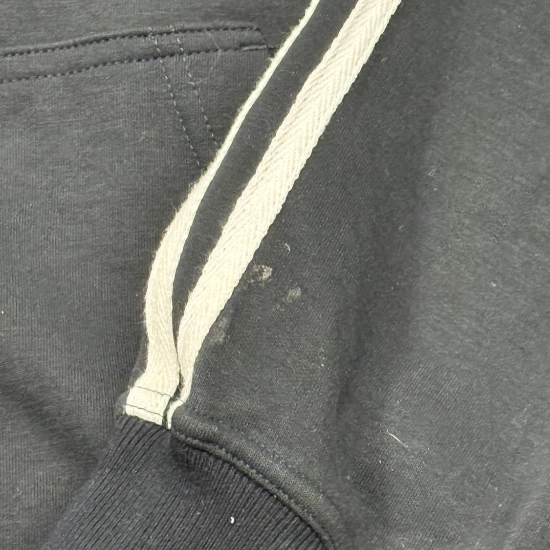 아디다스 블랙 파이어버드 후드 반집업 상품이미지9