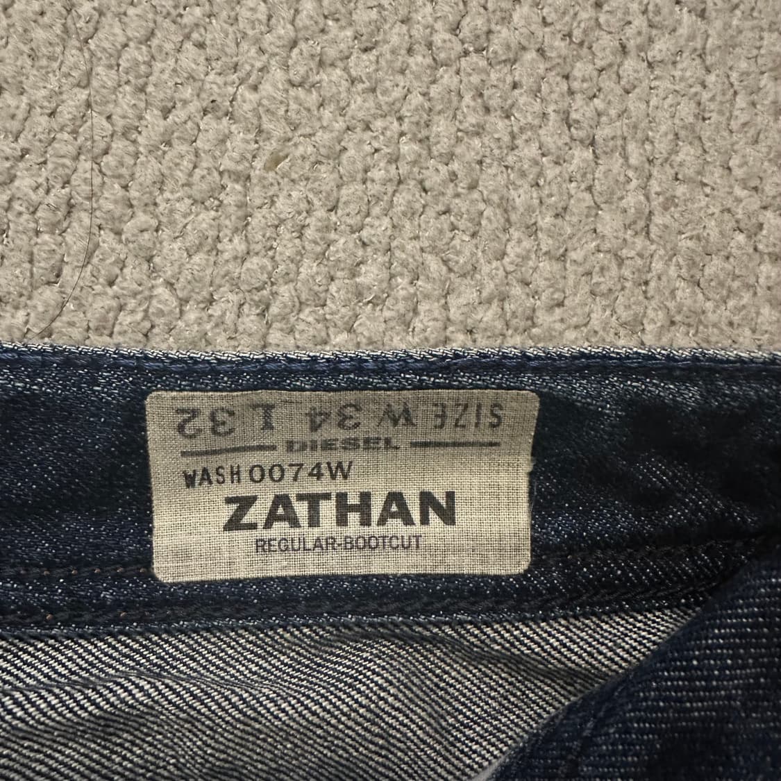 00s 디젤 ZATHAN 부츠컷 데님 상품이미지5