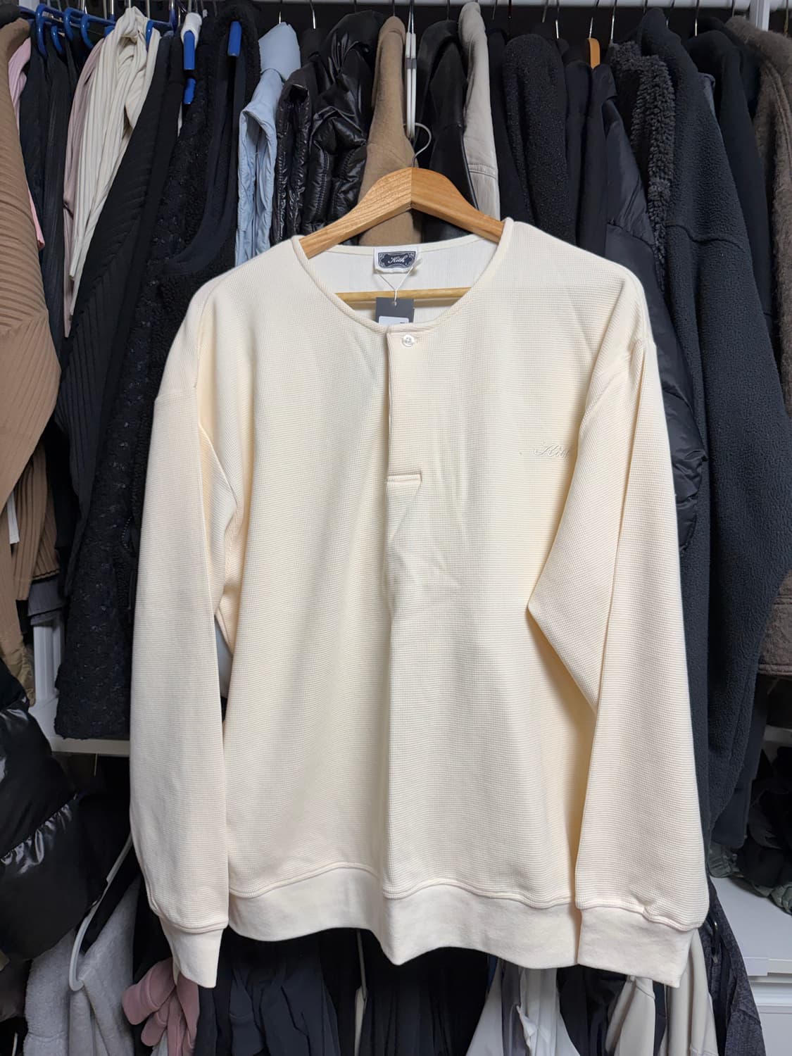 [L] kith 키스 와플 헨리넥 상품이미지1