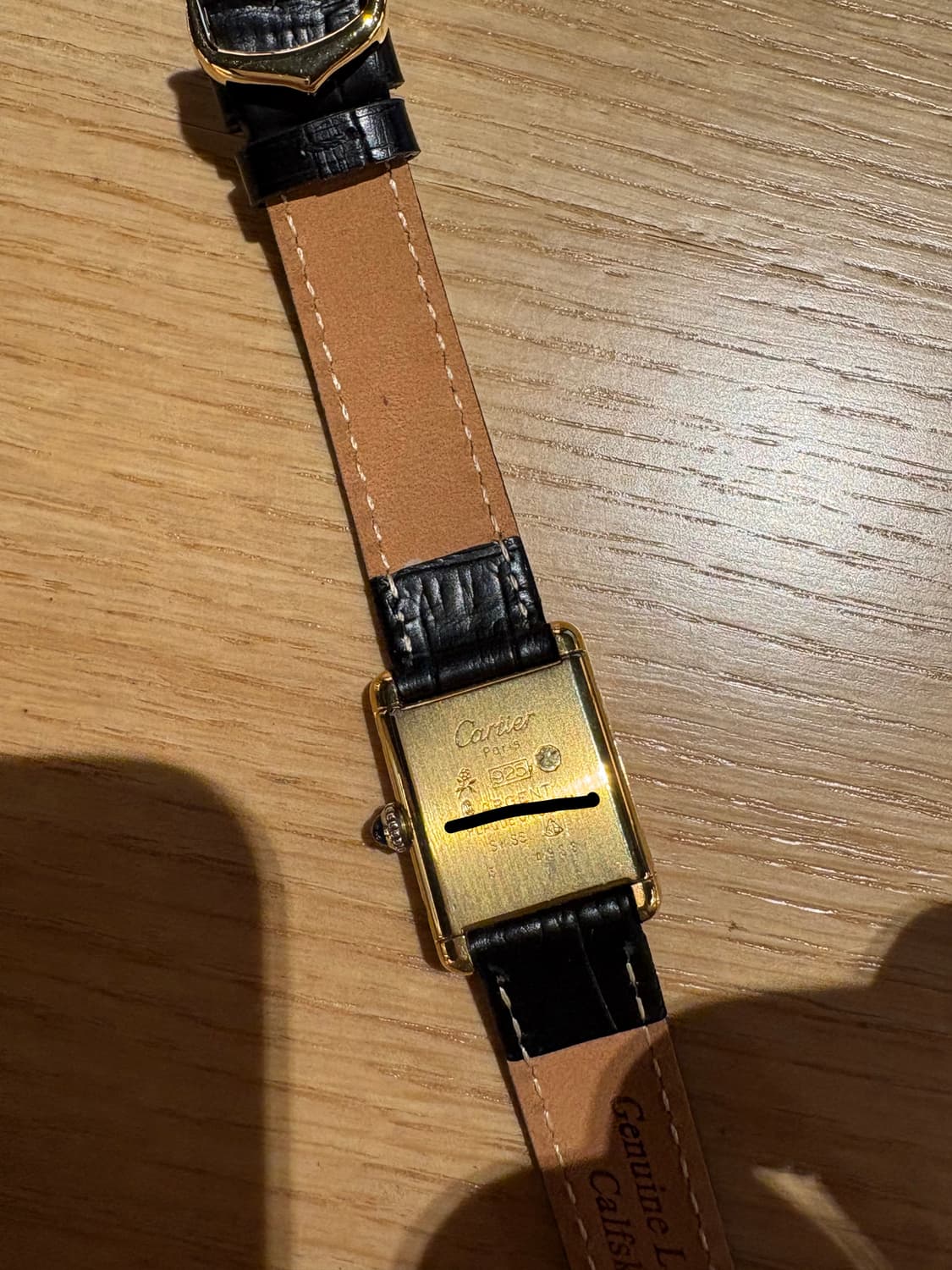 까르띠에 머스트탱크 빈티지 시계 SM 금장 상품이미지3