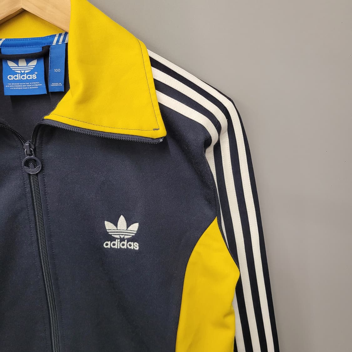 Adidas 아디다스 유로파 트랙탑 네이비/옐로 상품이미지5