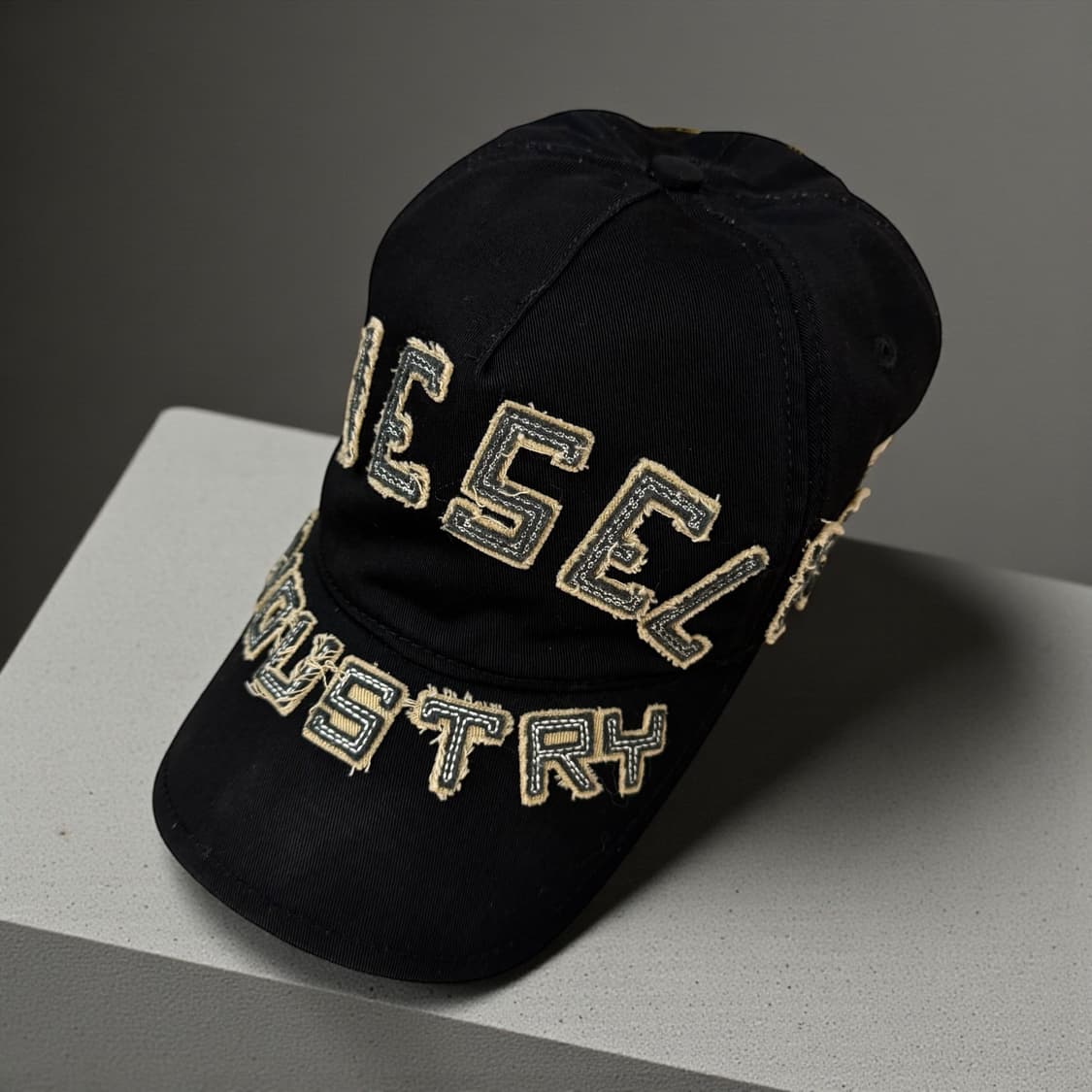 디젤 00AW 인더스트리 자수 데미지 볼캡 상품이미지3