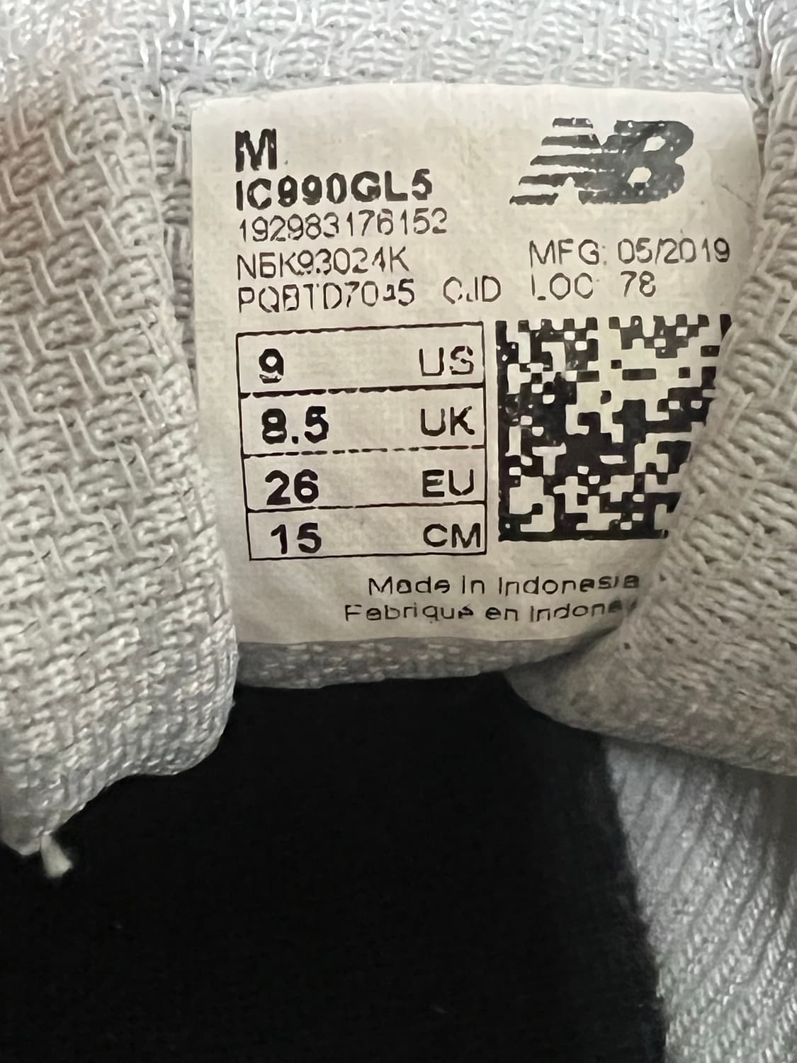 [150] 뉴발란스 990 v5 그레이 상품이미지4