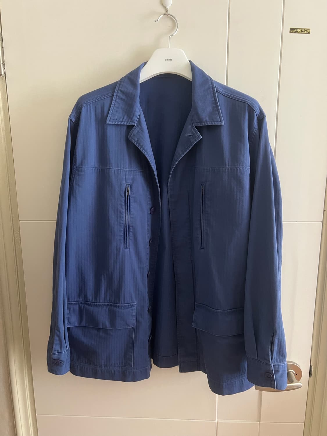 처칠롬퍼 FRANCE F-1 JACKET VINTAGE BLUE 상품이미지3