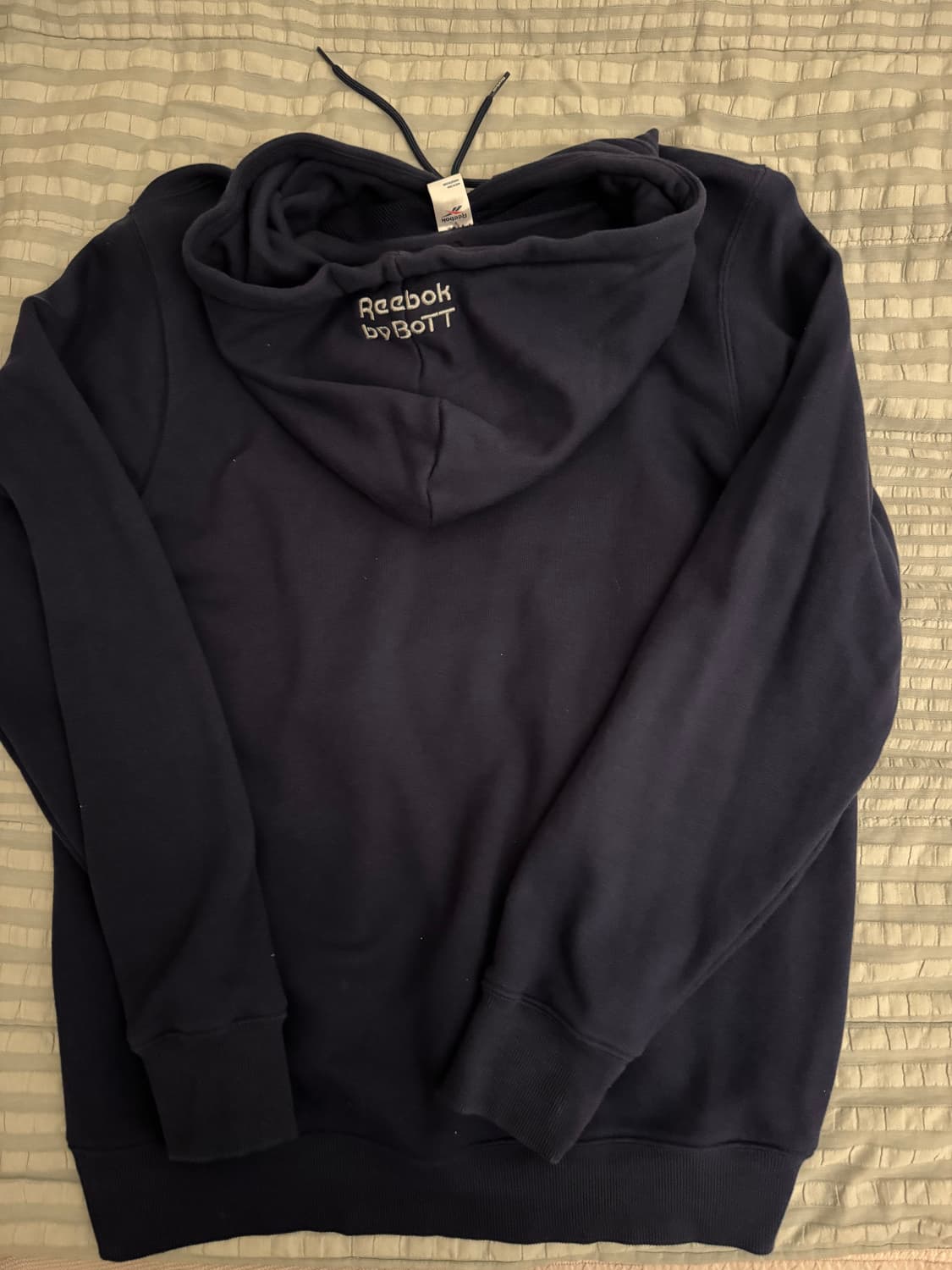리복 보트reebok bott 콜라보 네이비xl후드티 상품이미지2