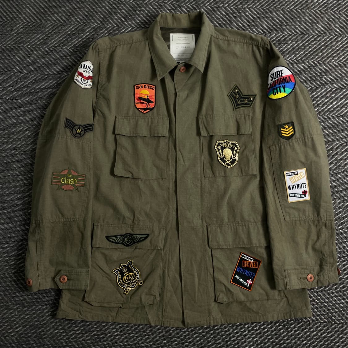 앤더슨벨 서프 캘리포니아 밀리터리 필드 야상 자켓 y 3925 상품이미지2