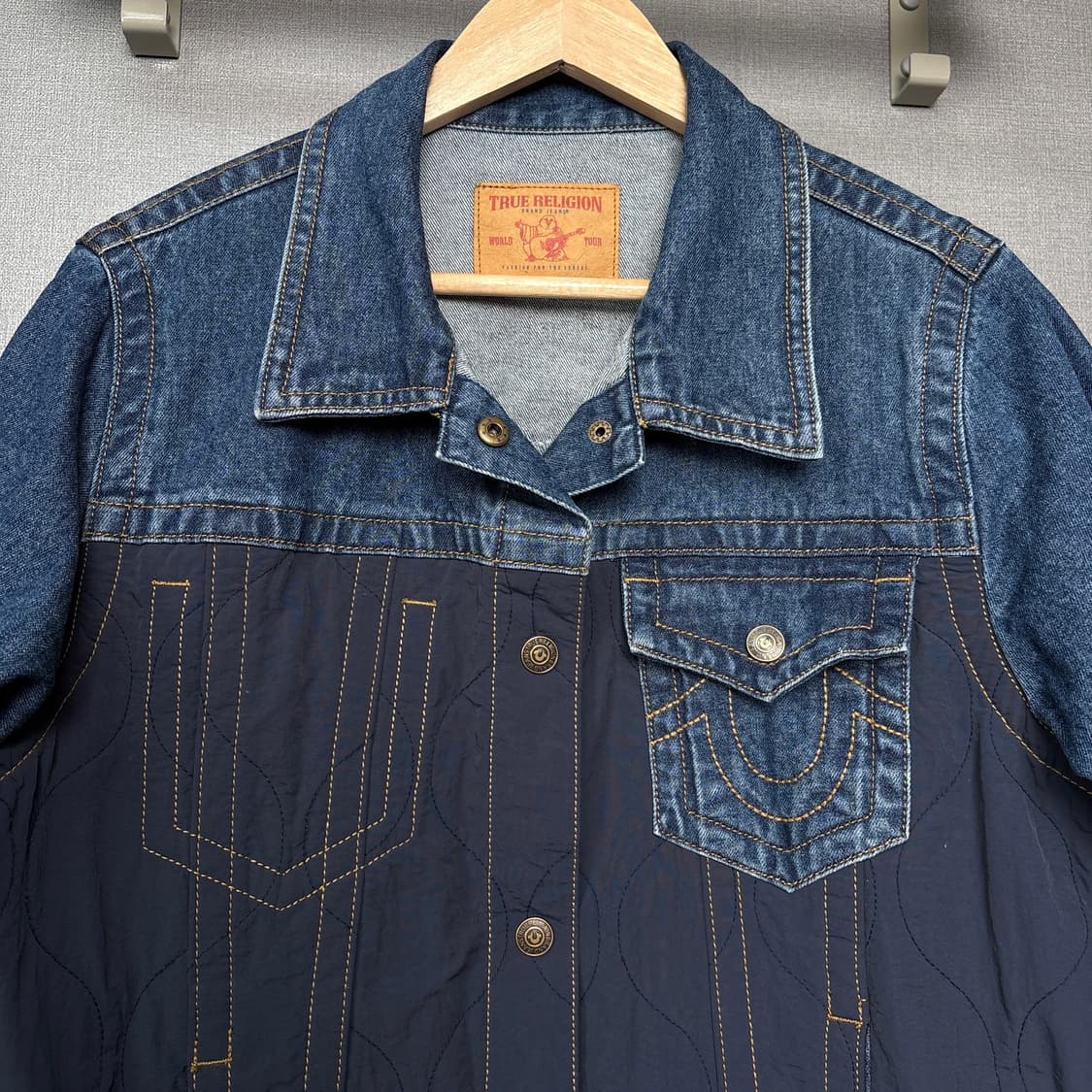 트루릴리전 퀄팅 데님트러커자켓 상품이미지3