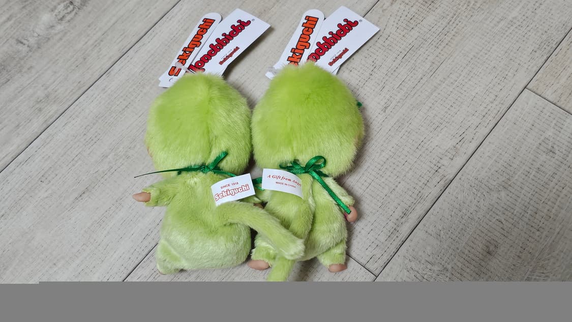 한정수량 녹차 말차 몬치치 인형 세키구치 ss키체인 키링 상품이미지3