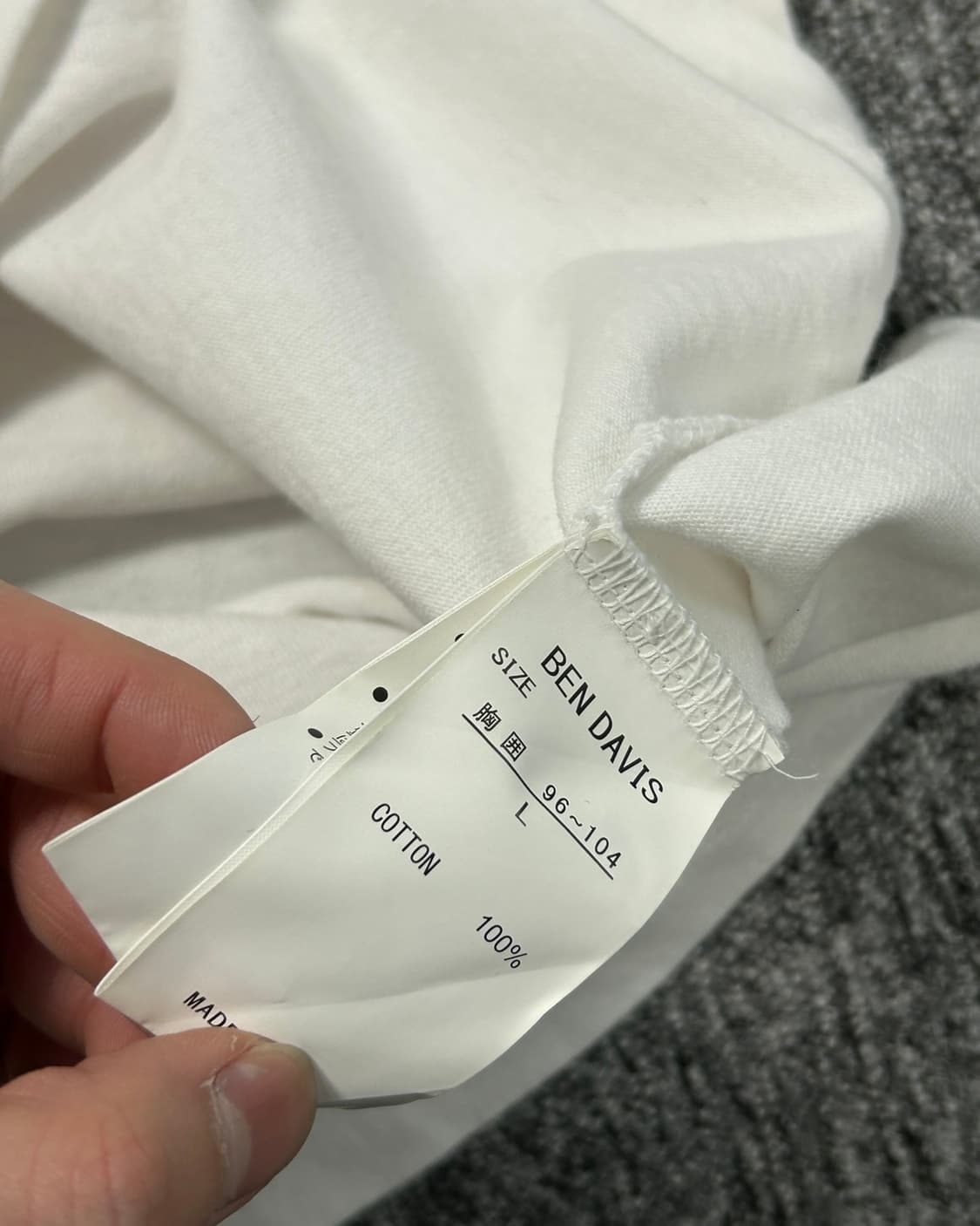 벤 데이비스 포켓 롱 슬리브 티셔츠  상품이미지9