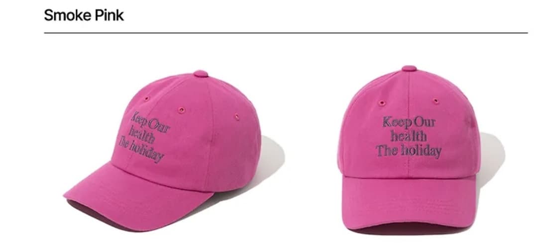 Smoke Pink Ball Cap 상품이미지2