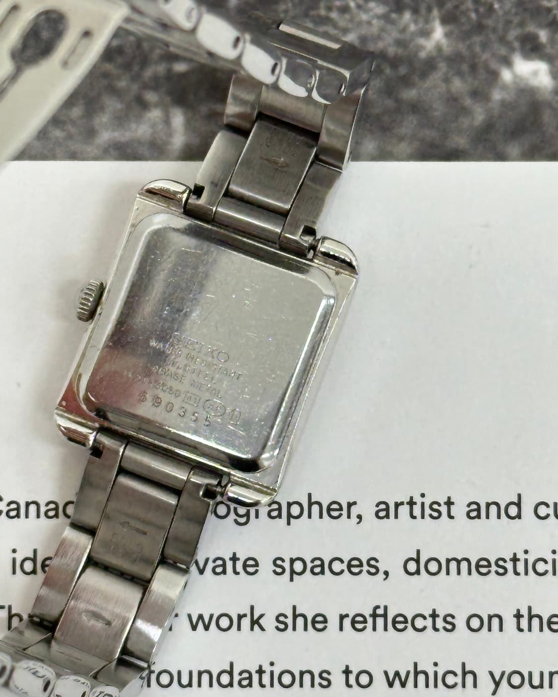 세이코 루키아 블랙 다이얼 여성 시계 상품이미지7