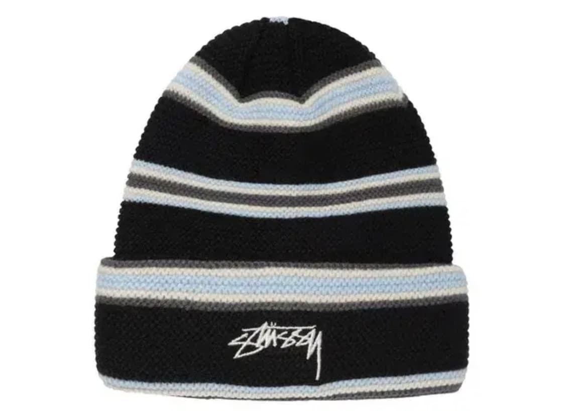 Stussy 트리플 스트라이프 비니 햇 상품이미지1
