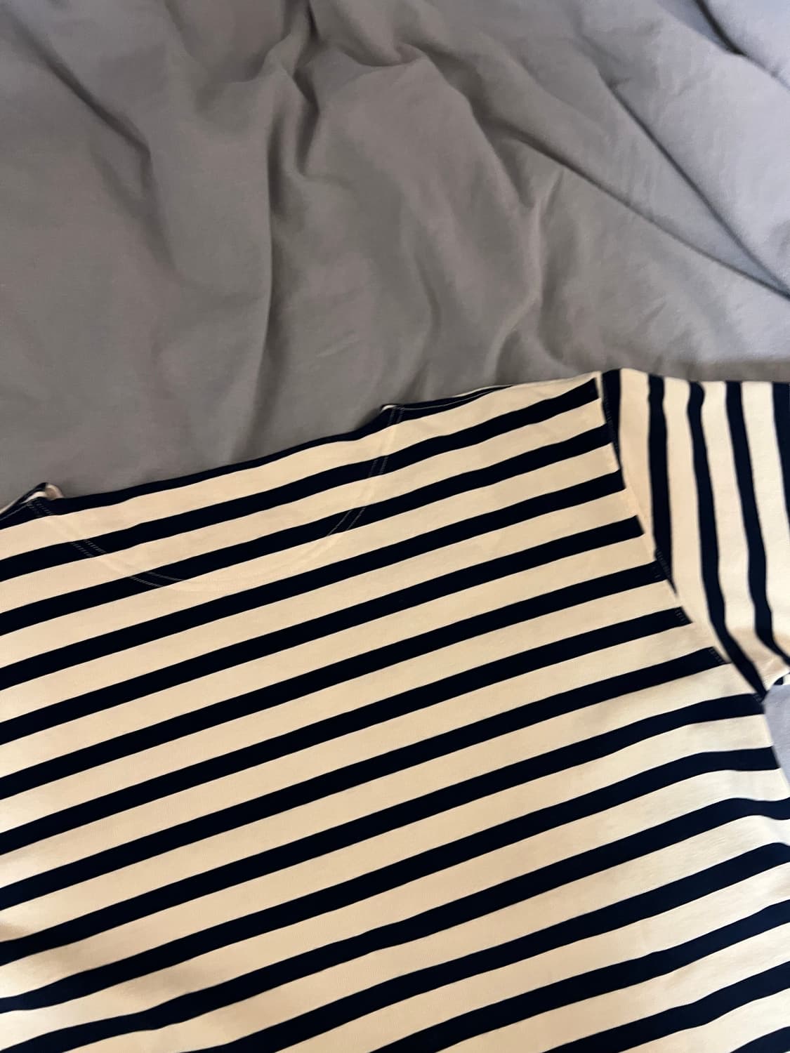 브론슨 아이보리 해군 단가라 반팔 M 38  상품이미지5