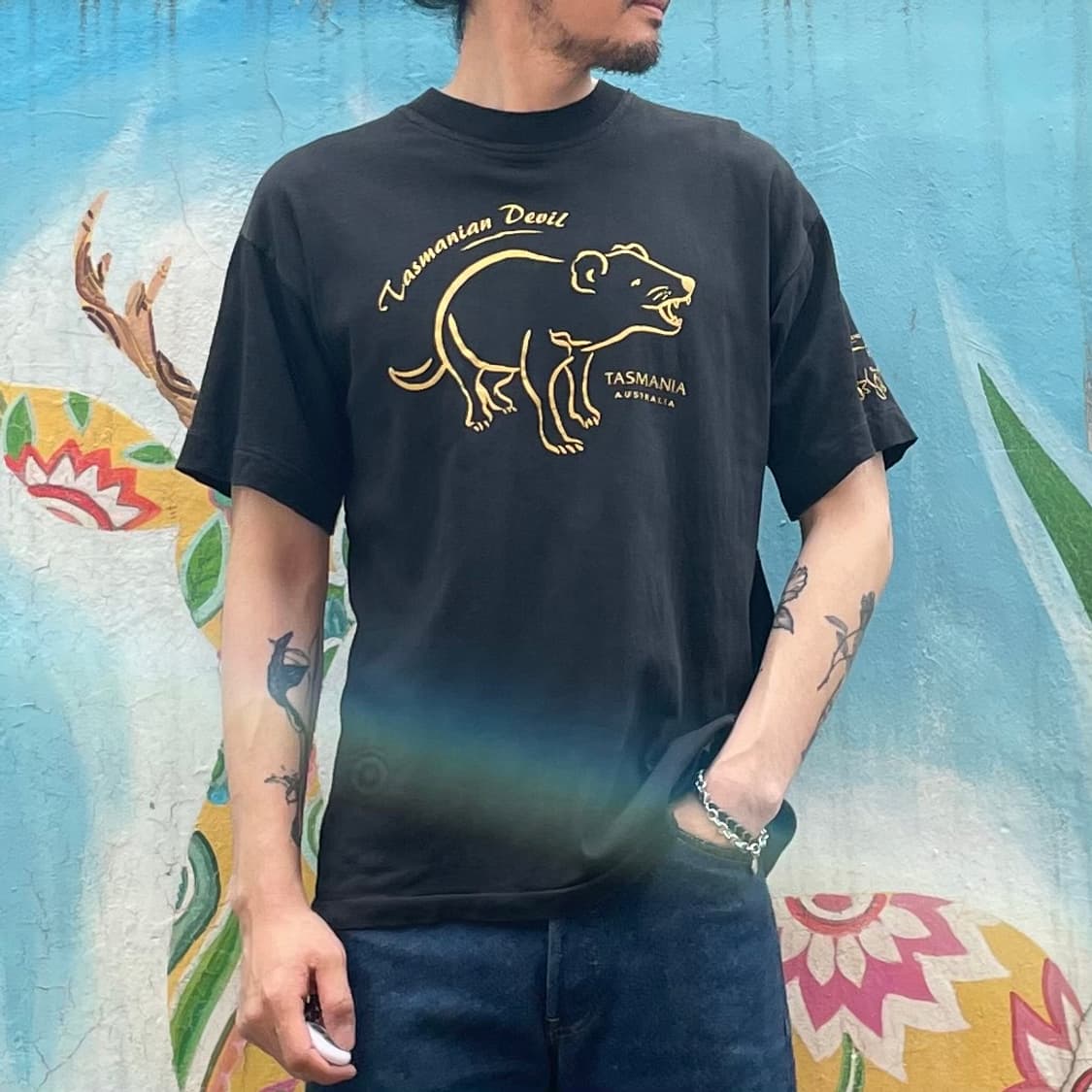 90s Gooses T-shirt single stit 상품이미지7