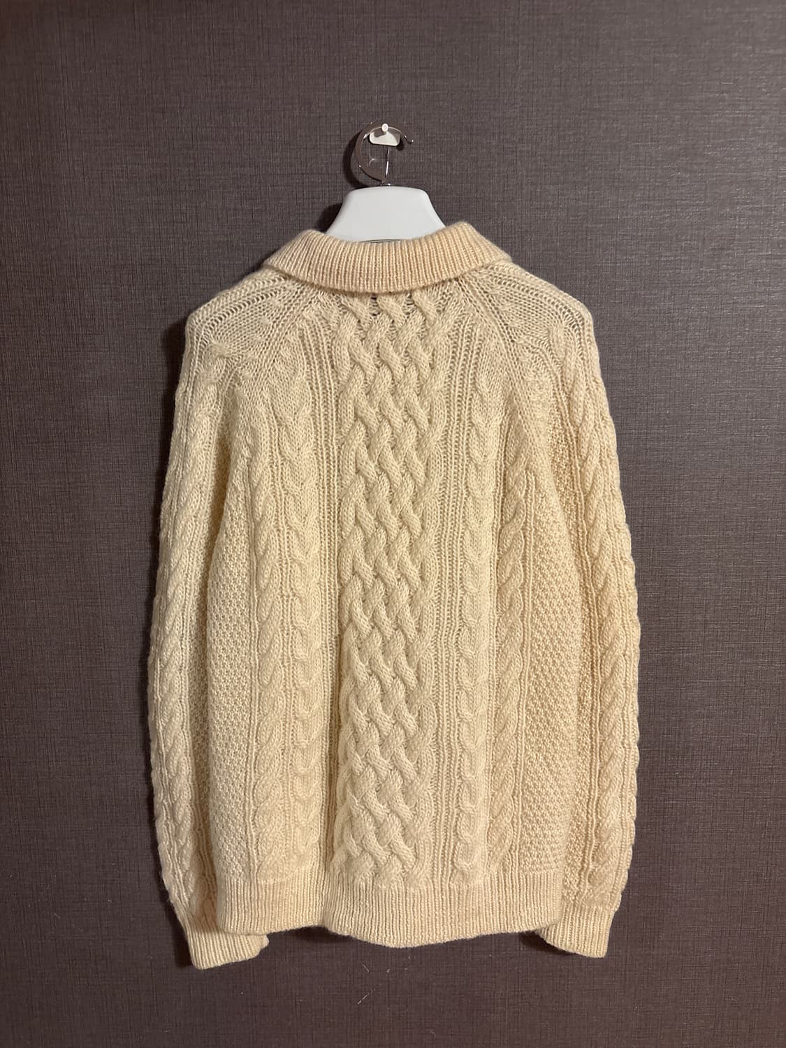 유니클로 X INES DE LA FRESSANGE 이네스 꽈배기 가디건  상품이미지5