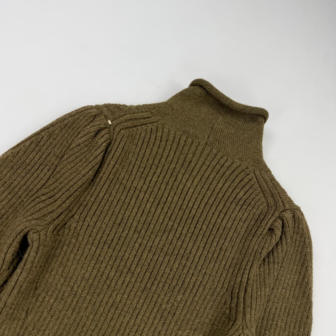 막스마라 스포츠막스 터틀넥 골지 니트 미디 원피스 상품이미지8