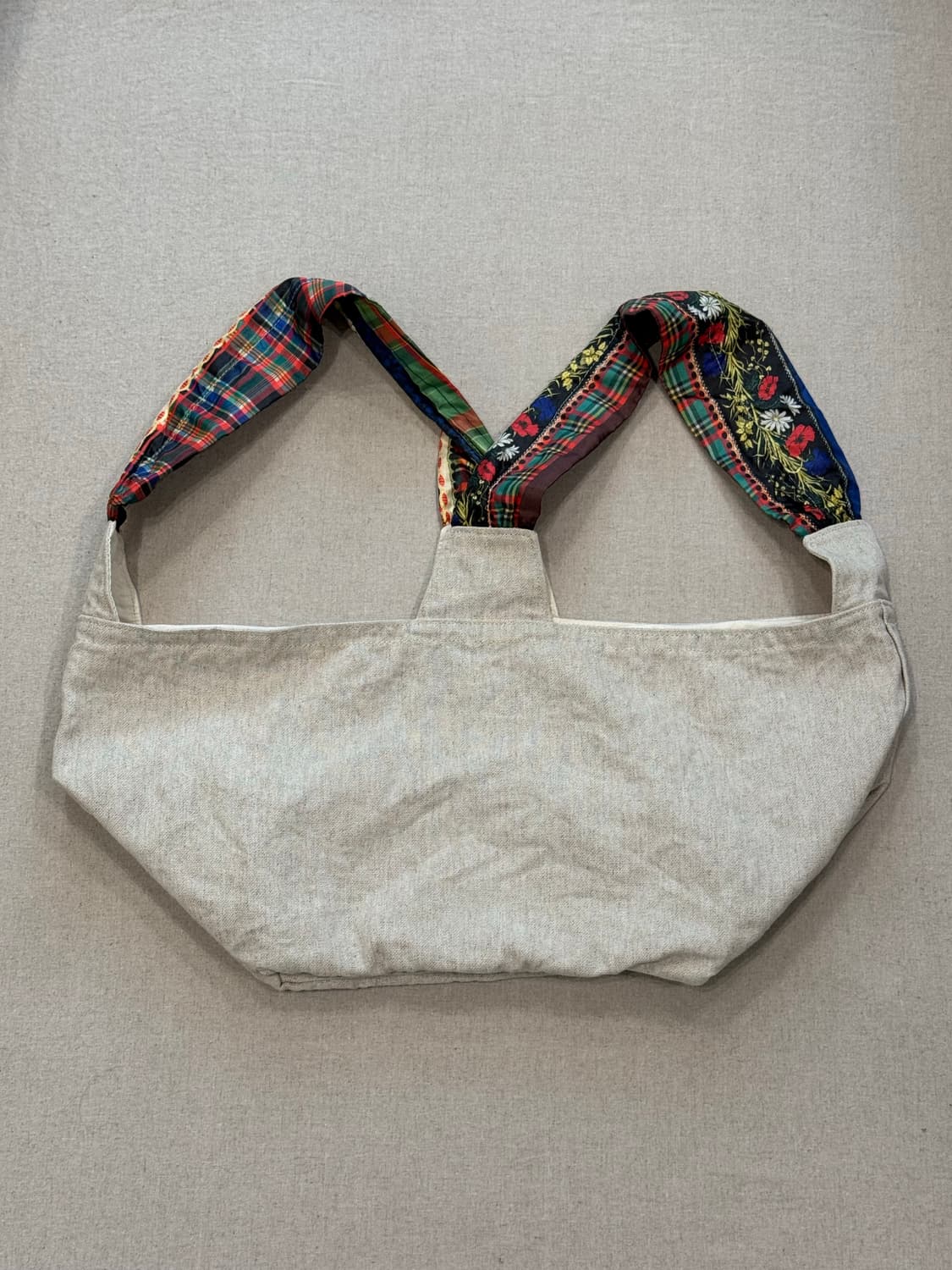 꼼데가르송 플라워 핸들 린넨 토트백 상품이미지8