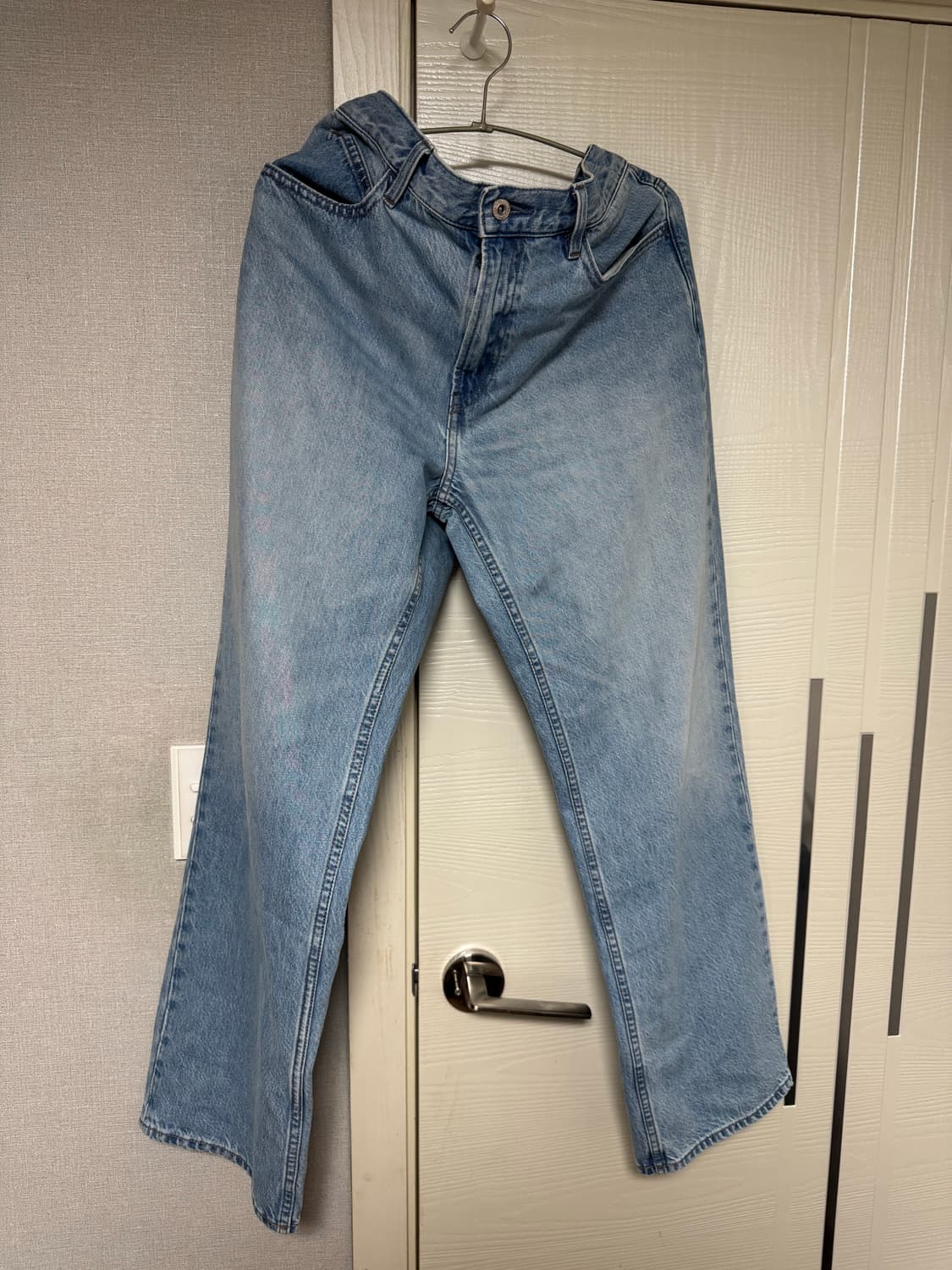 유니클로 × JW ANDERSON 연청 데님 팬츠 33(84) 상품이미지2