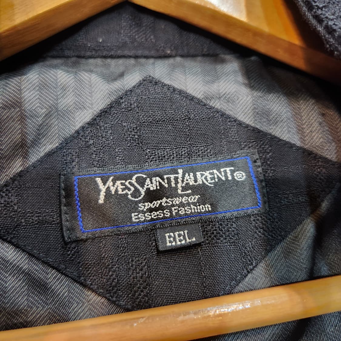 YSL 입생로랑 울 코튼 블루종 자켓 XL 상품이미지3