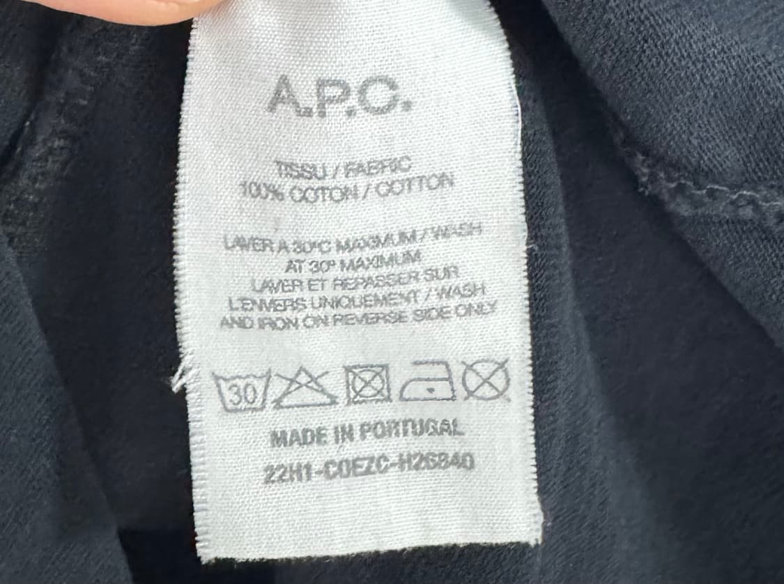 아페쎄 블랙 반팔티셔츠 상품이미지6