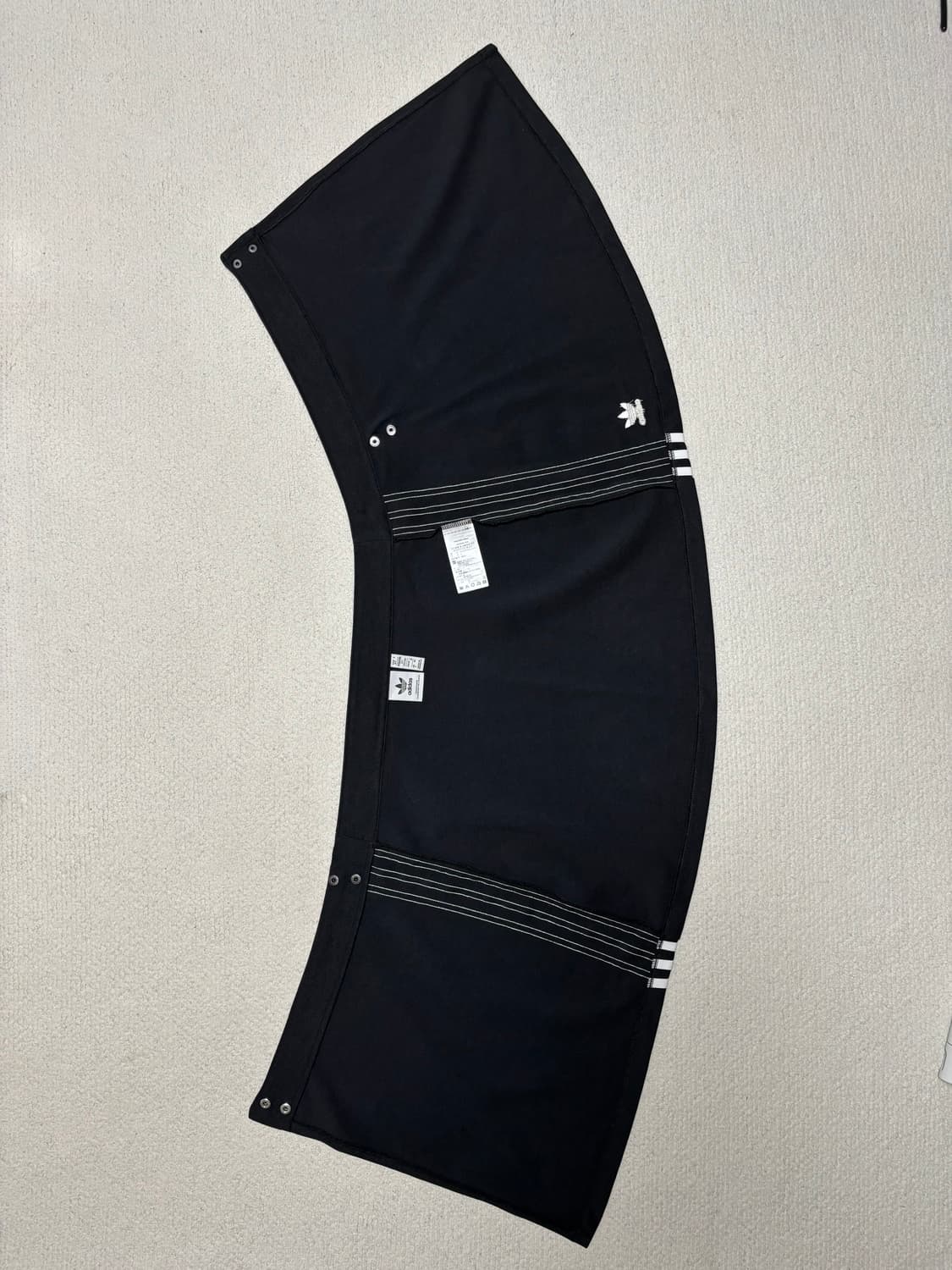 아디다스 블랙 삼선 3S 랩 미니 스커트 상품이미지4