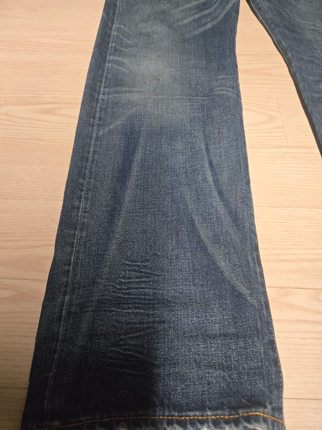 RRL 더블알엘 홀리 셀비지 스트레이트진 상품이미지3