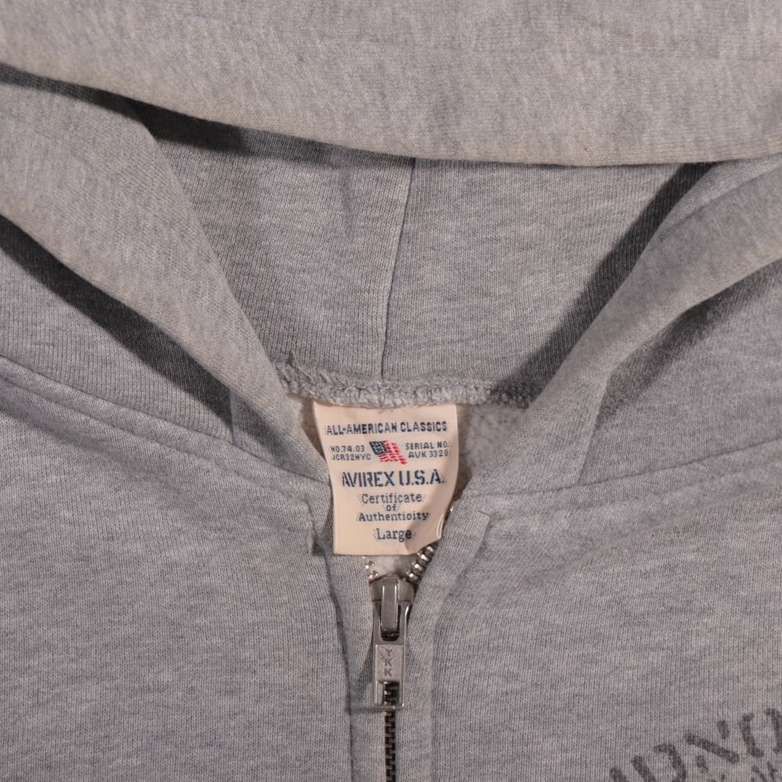 AVIREX ZIP-UP HOODIE 상품이미지4