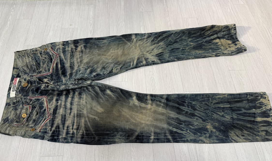 에비수 워싱 데님팬츠 30사이즈 상품이미지3