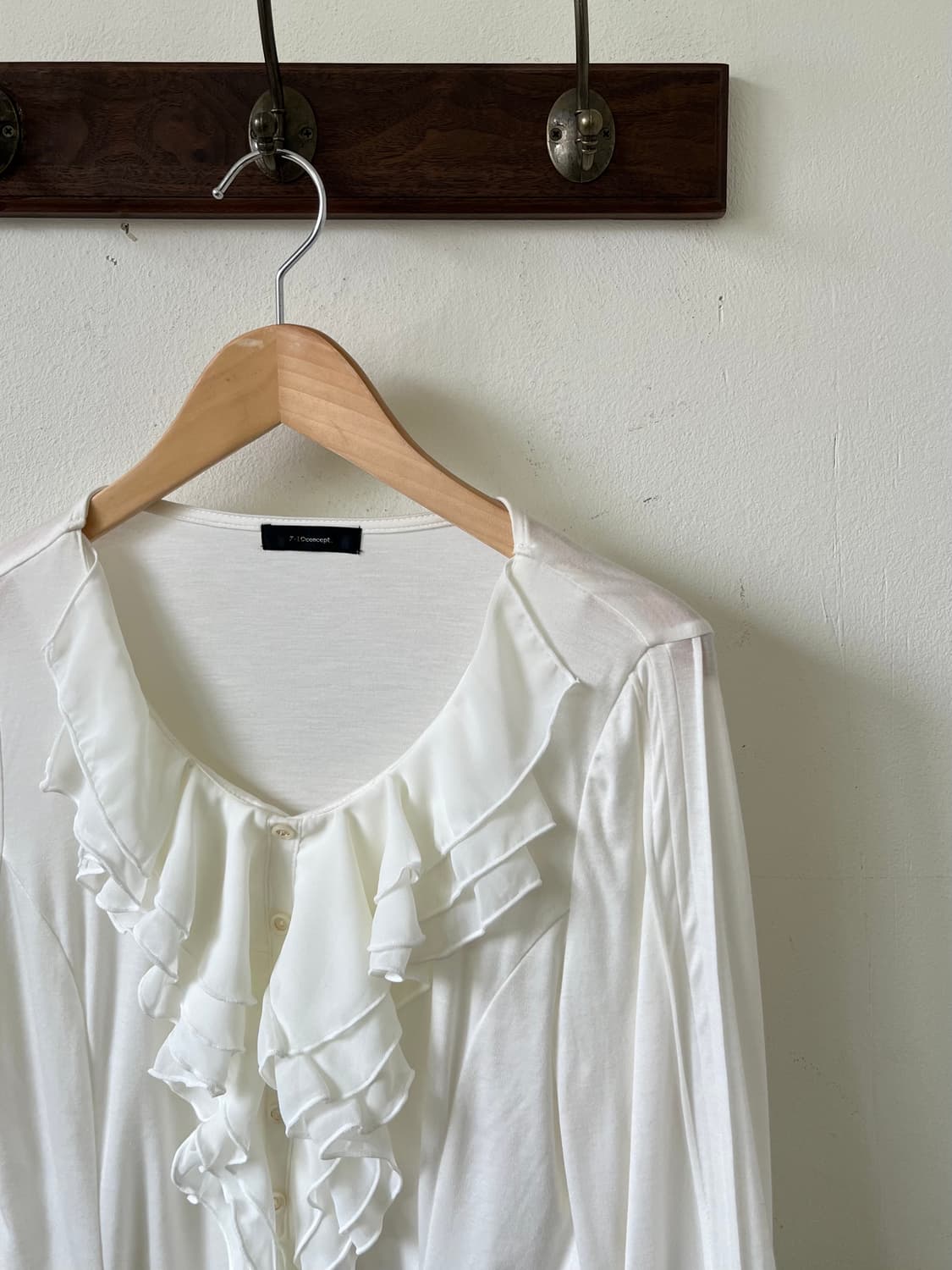 7-ID concept 셔링 블라우스 상품이미지2