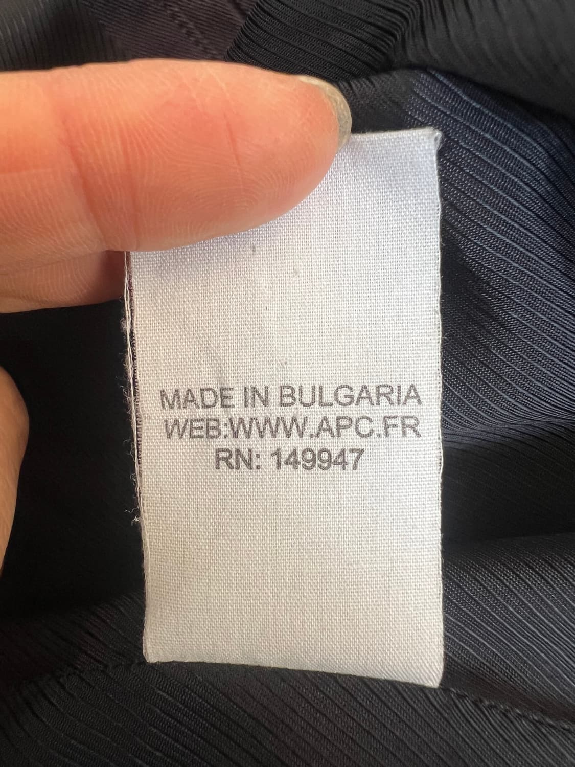 아파쎄 APC 남성 네이비 발마칸 간절기맥코트 
 상품이미지8