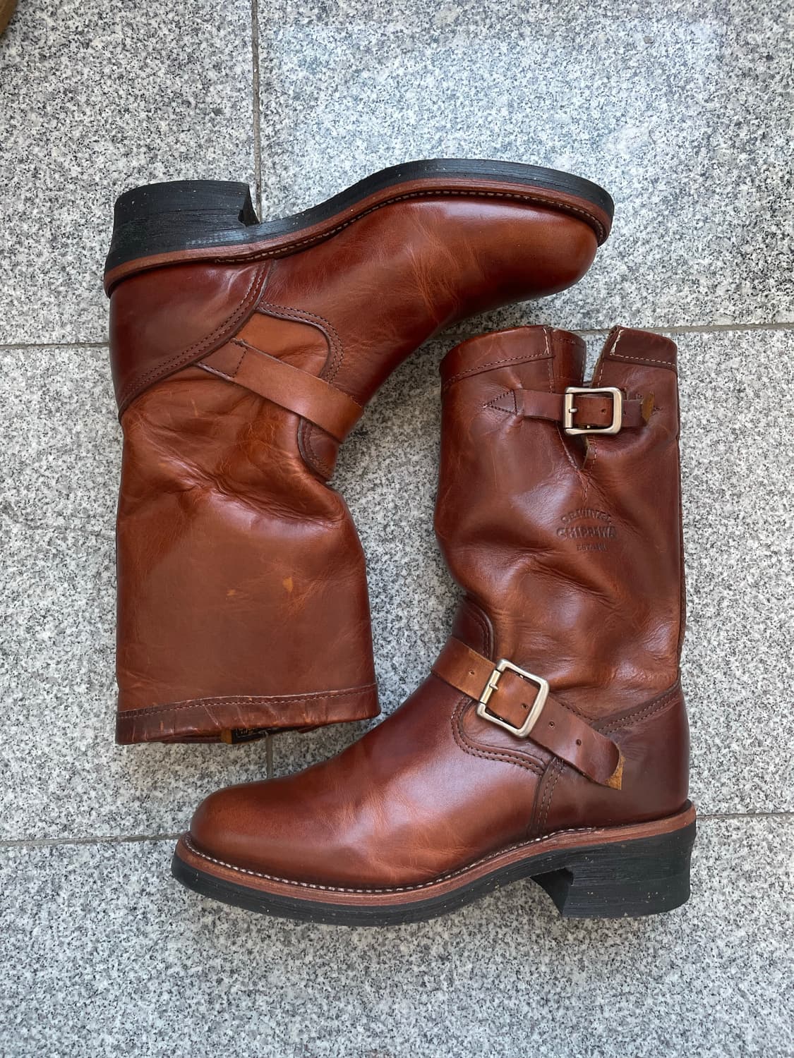 (8E)치페와 엔지니어부츠 논스틸토 상품이미지2