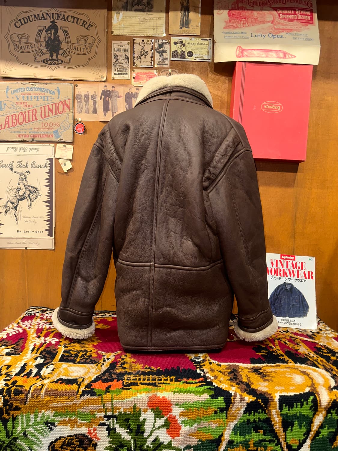 ( 2XL ) 양가죽무스탕 이테리무스탕 레더자켓 양가죽자켓 상품이미지4