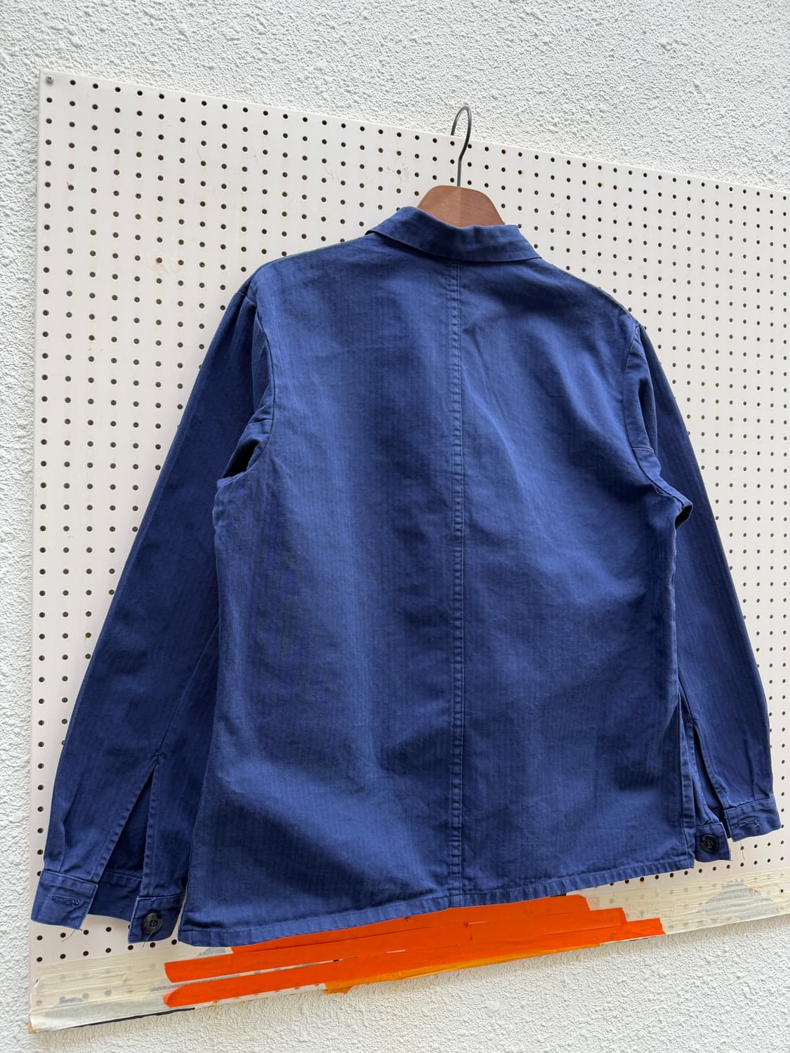 OLD VINTAGE PURPLE NAVY HBT 헤링본 프렌치워크자켓 상품이미지10