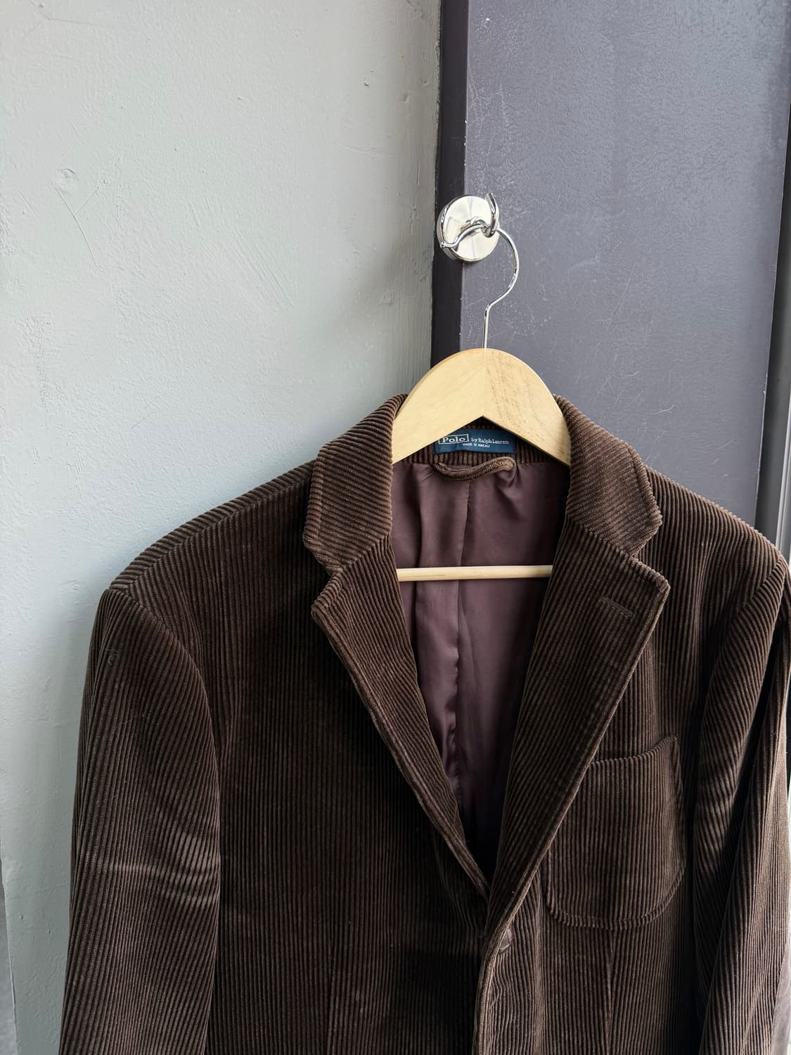 .42R/ 폴로랄프로렌 1999S 코듀로이 엘보패치 자켓 상품이미지3