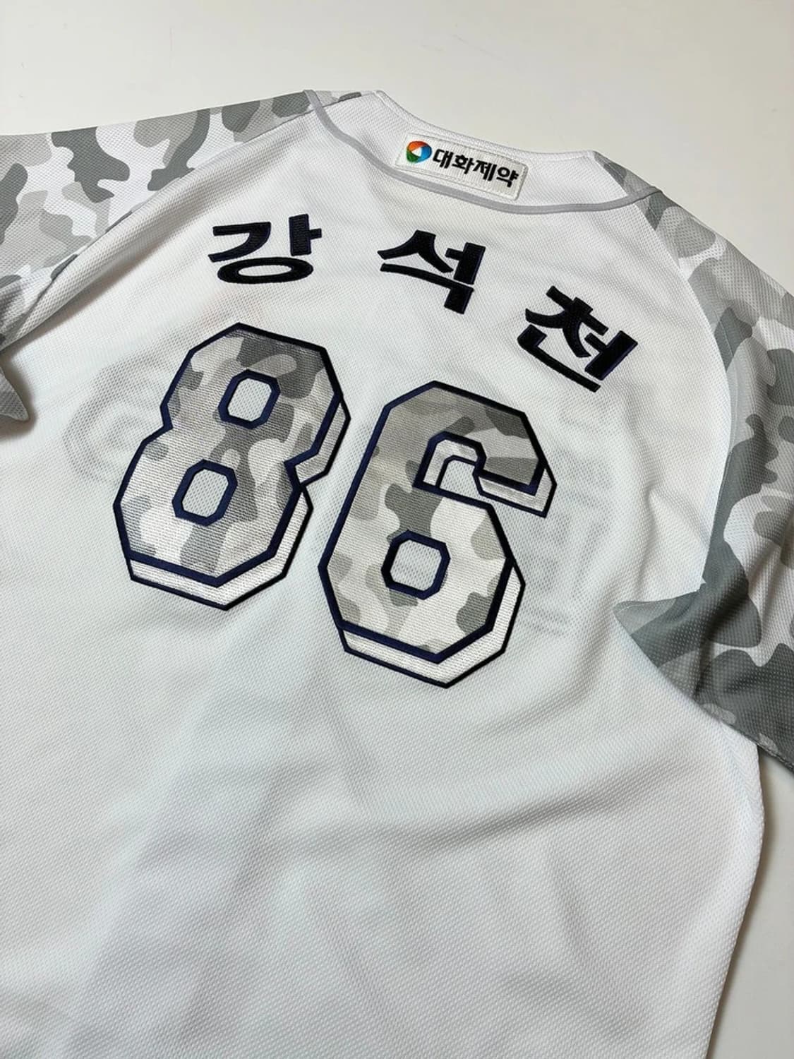 두산 베어스 24ss 밀리터리 강석천 코치 반팔 유니폼 PN9059 상품이미지2