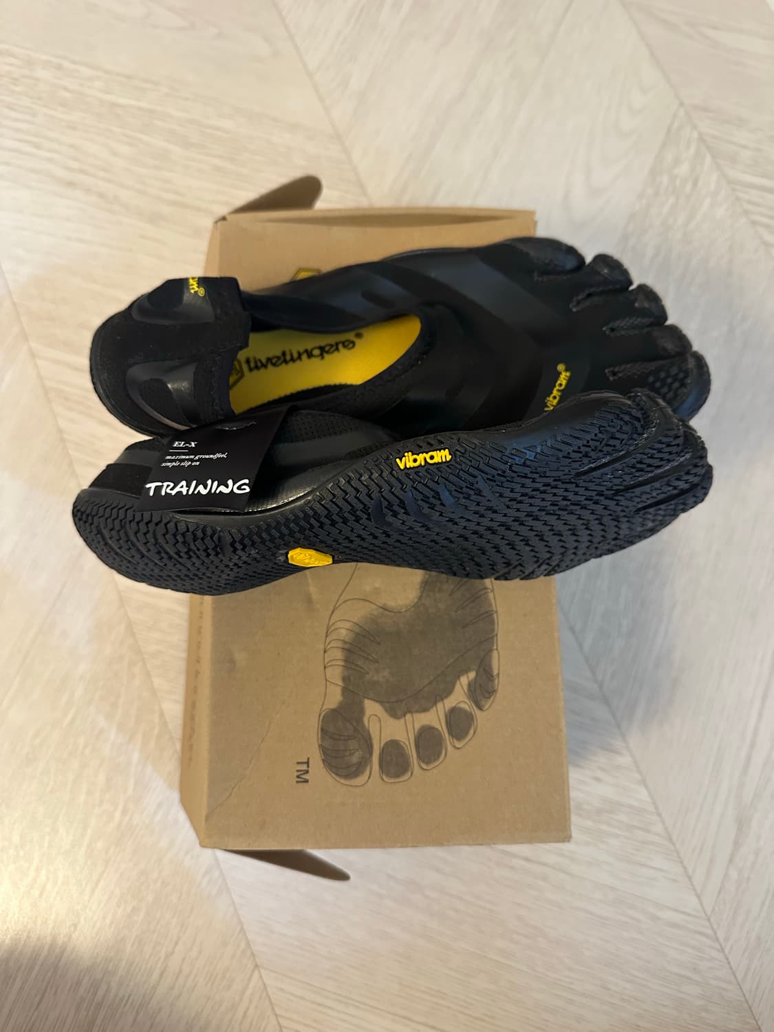 비브람 파이브핑거스 EL-X 블랙 250 새상품 상품이미지5