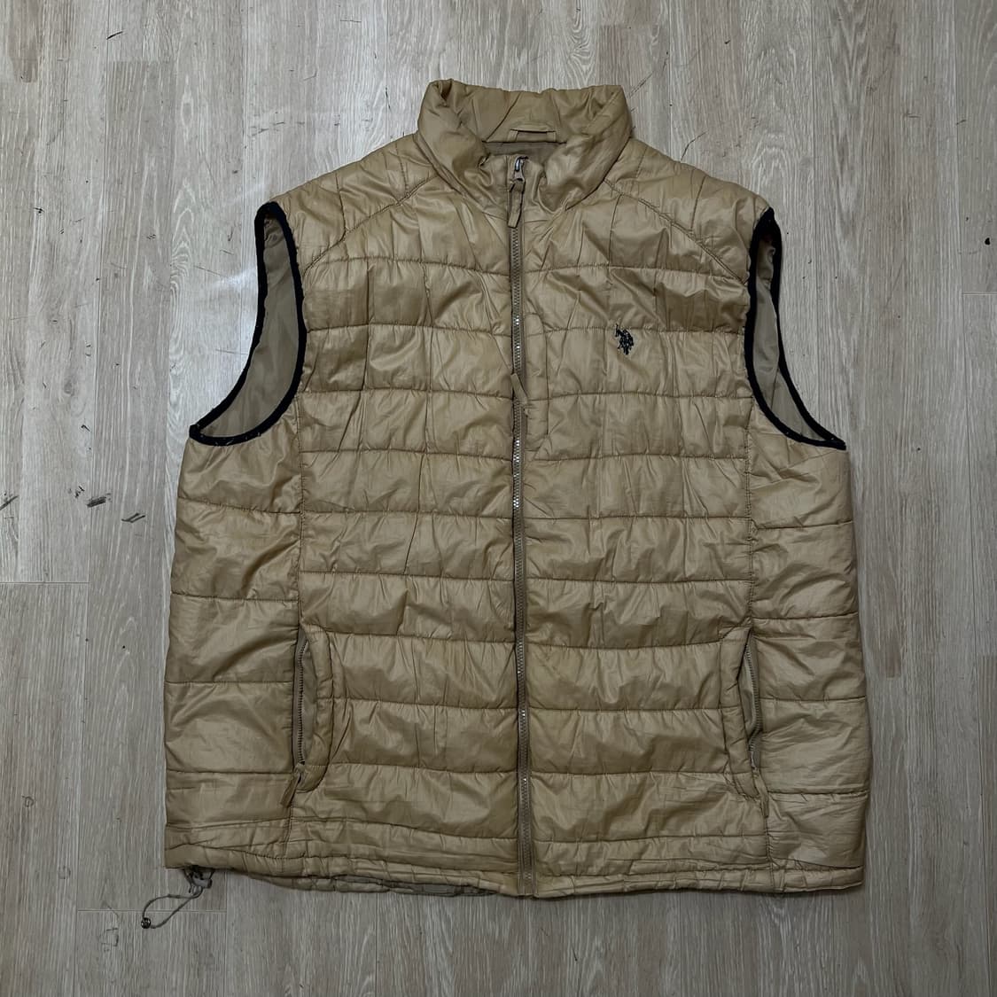 유에스 폴로 에센 남성 로고 경량 패딩조끼 3XL  상품이미지1