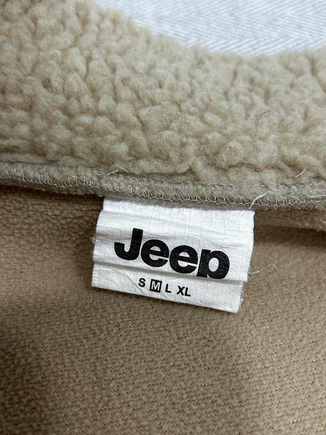 지프 Jeep 뽀글이 집업자켓 M 남녀공용 상품이미지5