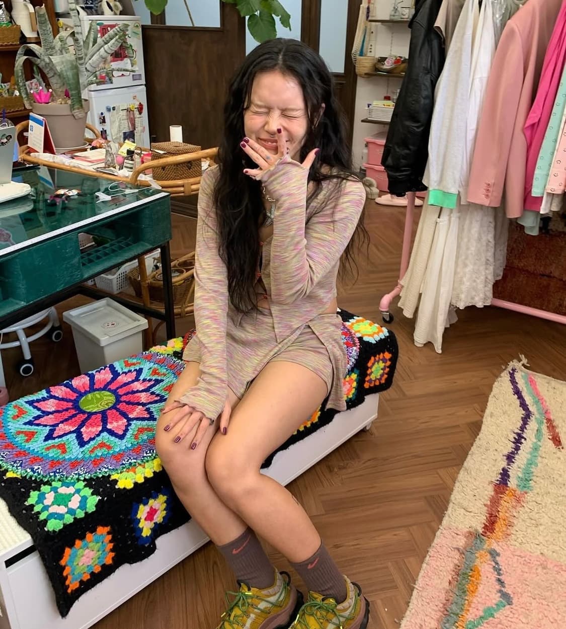 민지에나 셋업 상품이미지3