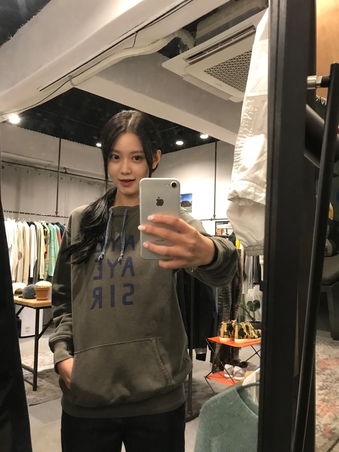 캐피탈 KAPITAL Drawstring Sweatshirt 상품이미지1