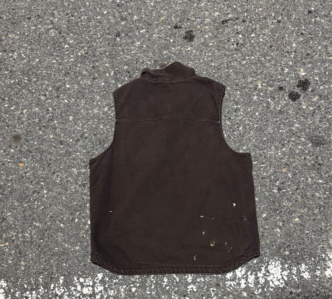 빈티지 칼하트 쉐르파 브라운 베스트 "M" (433) 상품이미지3